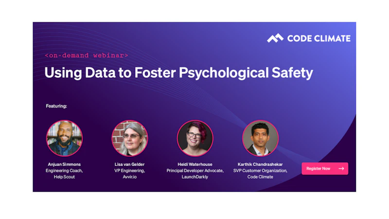 Using Data to Foster Psychological Safety